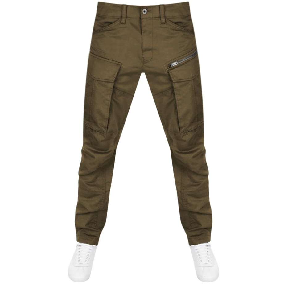 Alternative Image for ProductG Star Raw Rovic Straight Tapered Trousers Khaki1